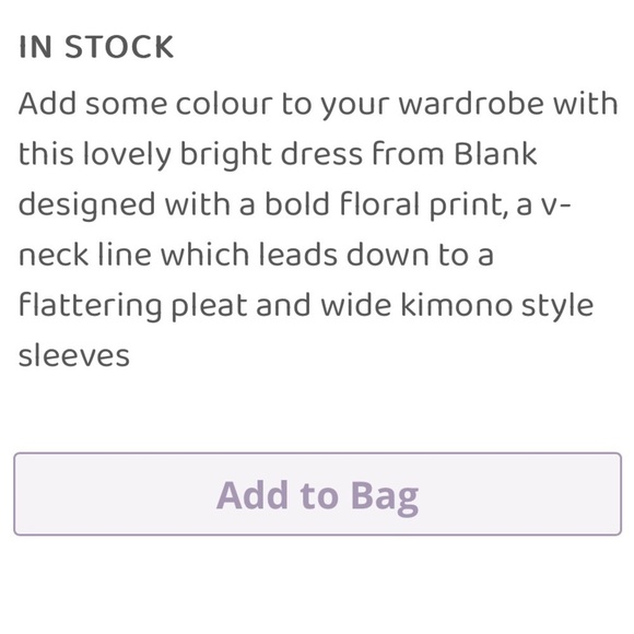 Blank dress BL^nk Floral Faux Wrap Areena Midi NWT Size Small NEW - Picture 4 of 8